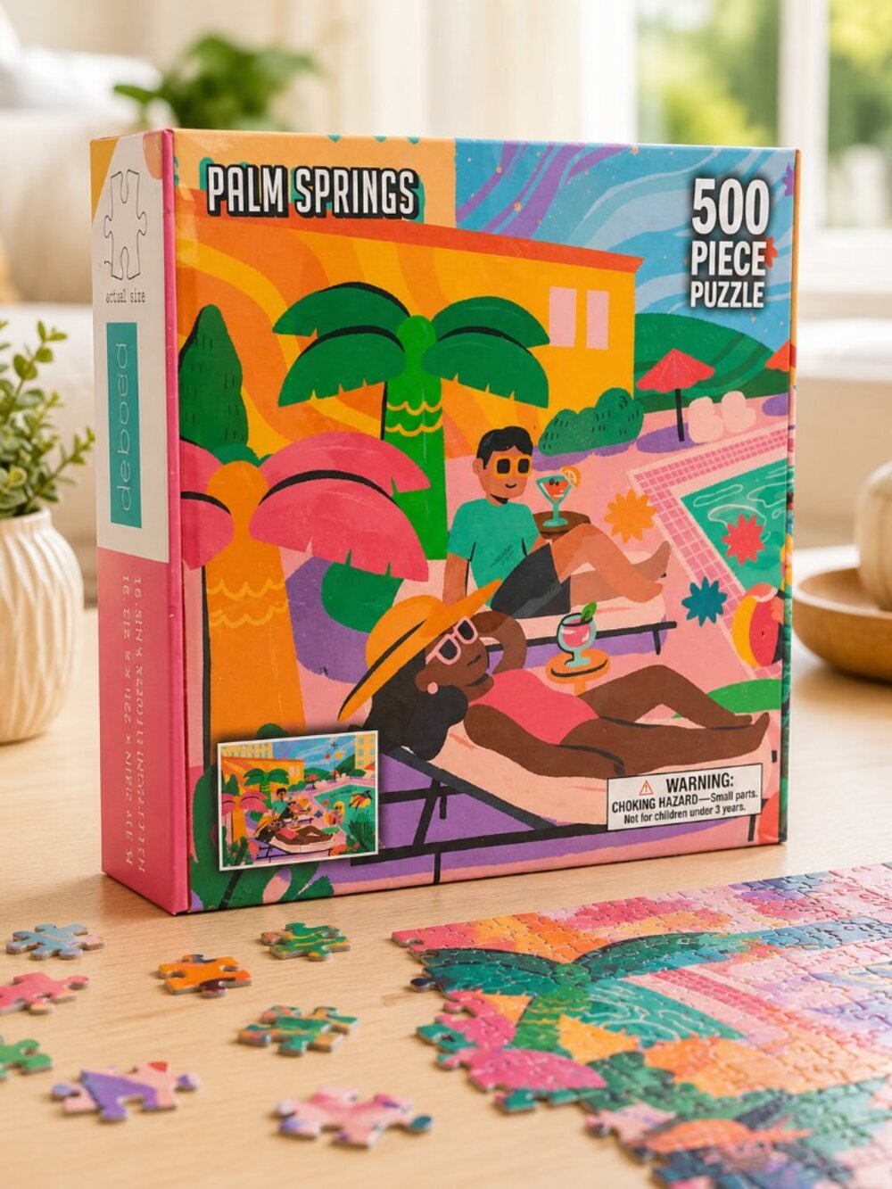 Palm Springs 500 Piece Jigsaw Puzzle de.bored
